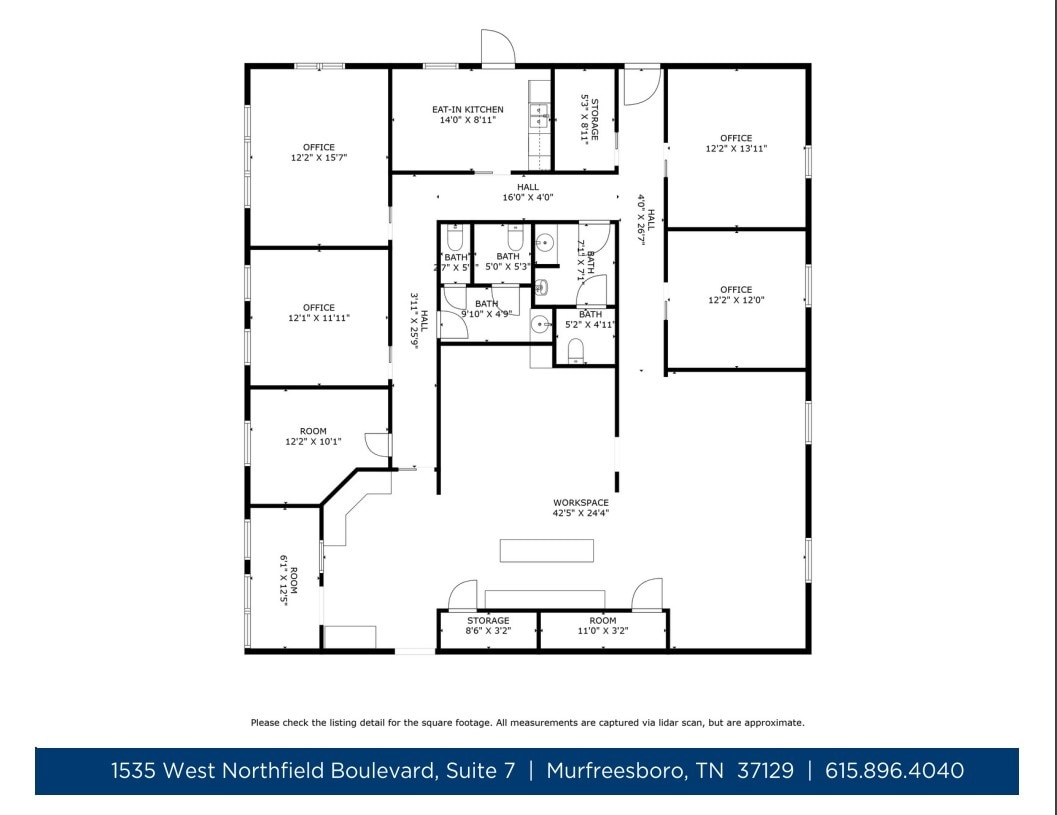 522 Brandies Cir, Murfreesboro, TN for lease Floor Plan- Image 1 of 29