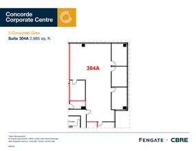 3 Concorde Gate, Toronto, ON for lease Floor Plan- Image 1 of 1