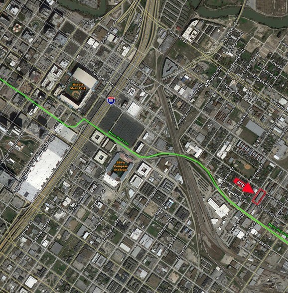 305 Velasco, Houston, TX à vendre - Aérien - Image 2 de 16