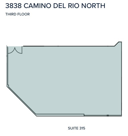 3838 Camino del Rio N, San Diego, CA à louer Plan d’étage- Image 1 de 1