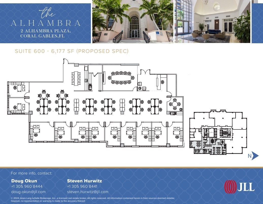 2 Alhambra Plz, Coral Gables, FL for lease Floor Plan- Image 1 of 33