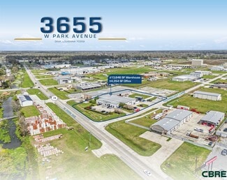Plus de détails pour 3655 W Park Ave, Gray, LA - Industriel à vendre