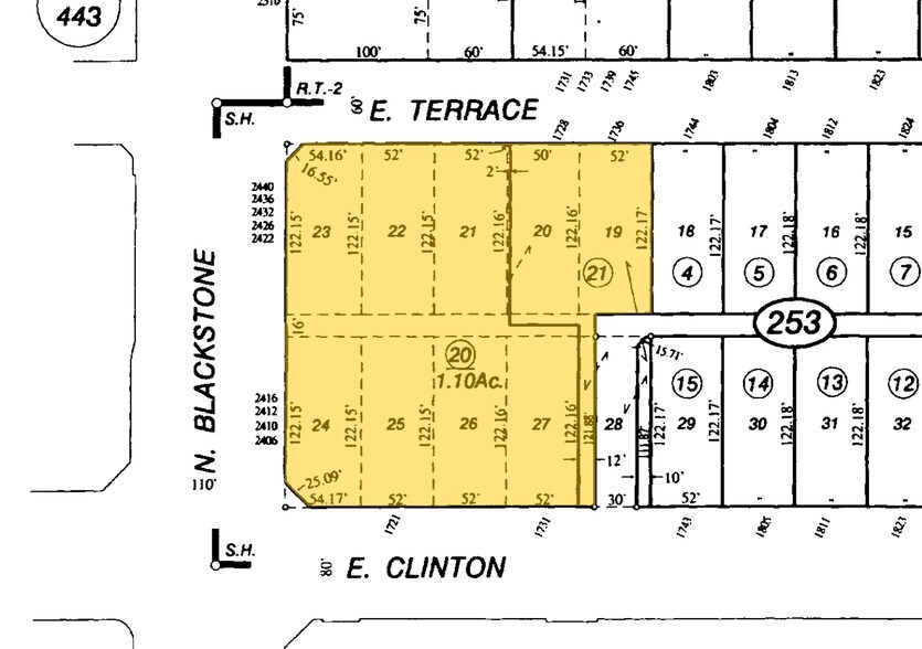 2420 N Blackstone Ave, Fresno, CA à louer - Plan cadastral - Image 2 de 5