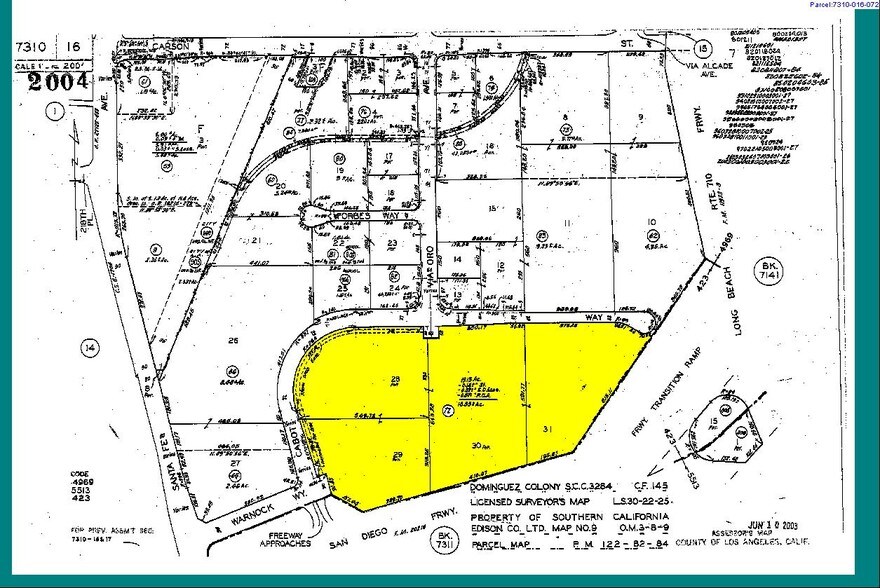1500 Hughes Way, Long Beach, CA à louer - Plan cadastral - Image 2 de 9