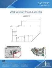 2033 Gateway Pl, San Jose, CA à louer Plan d’étage- Image 1 de 1