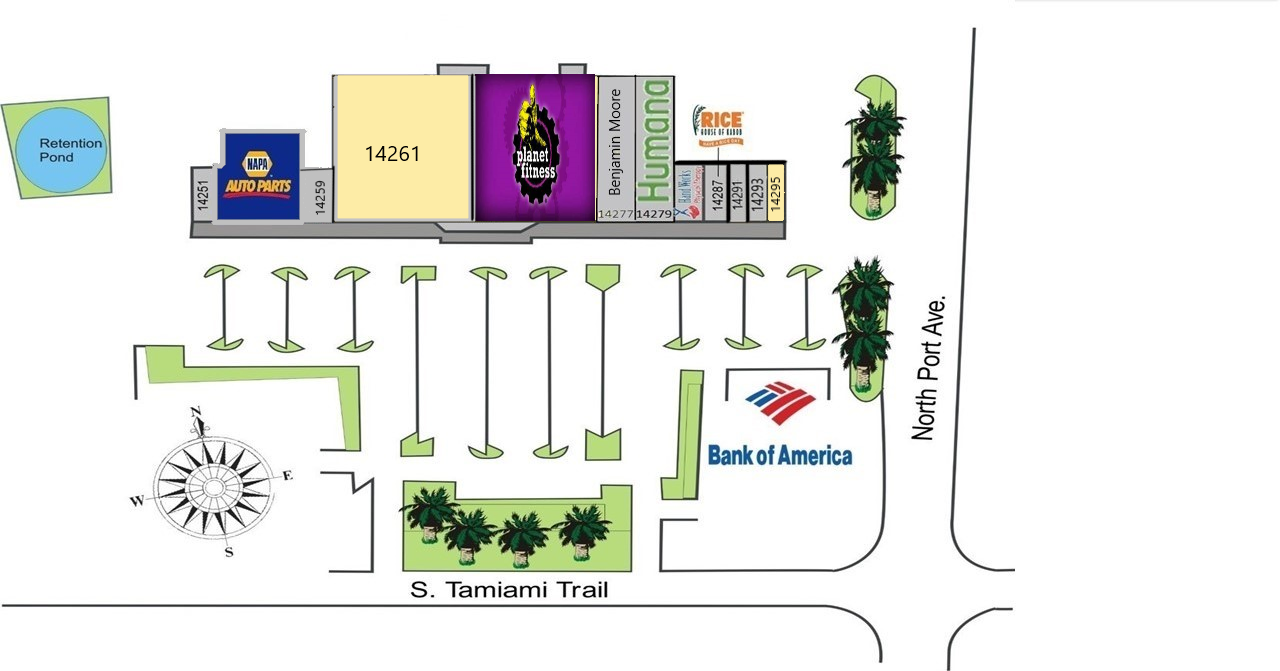 14251-14295 Tamiami Trl, North Port, FL à louer Plan de site- Image 1 de 11