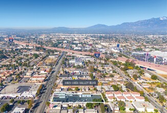 11821 Valley Blvd, El Monte, CA - Aérien  Vue de la carte