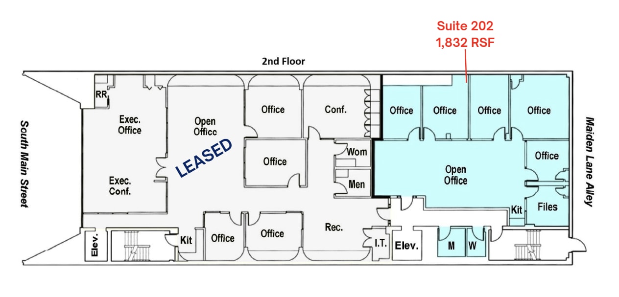 195 S Main St, Akron, OH à louer Plan d’étage- Image 1 de 1
