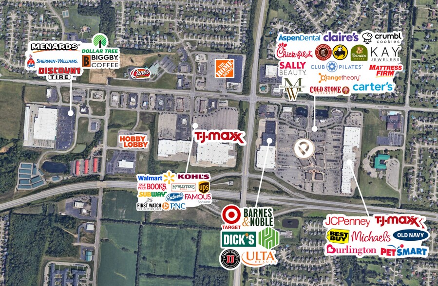 3373 Princeton Rd, Hamilton, OH à louer - Aérien - Image 2 de 11