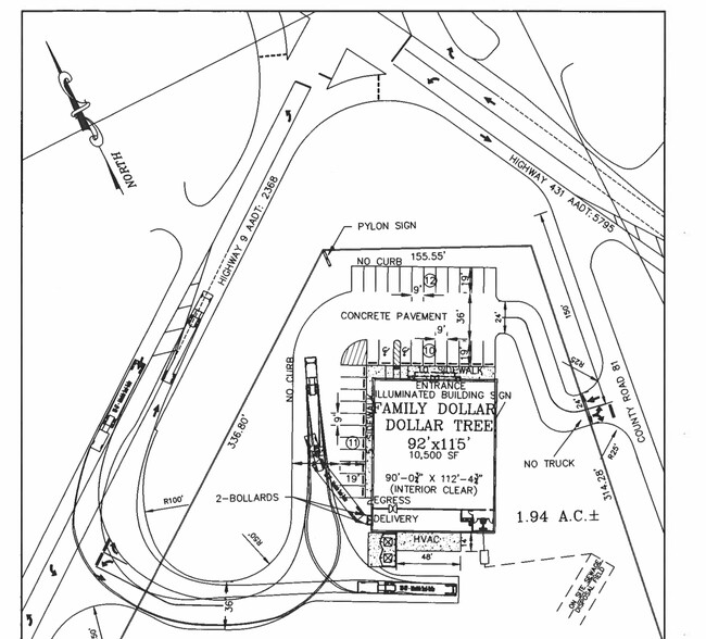 10113 AL-9, Delta, AL for sale - Site Plan - Image 2 of 2