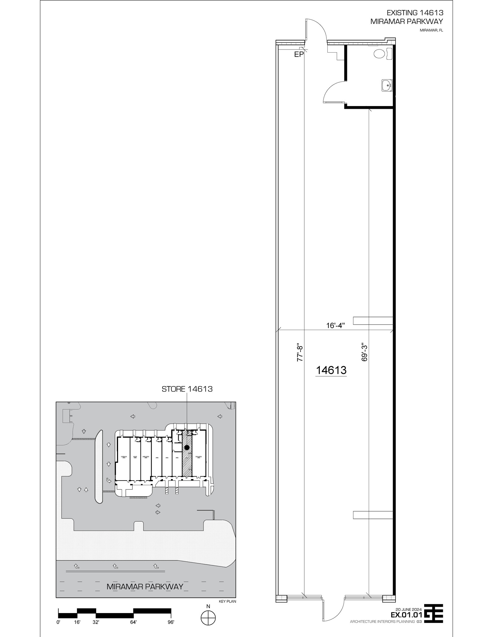 14603-14673 Miramar Pky, Miramar, FL à louer Plan d’étage- Image 1 de 1
