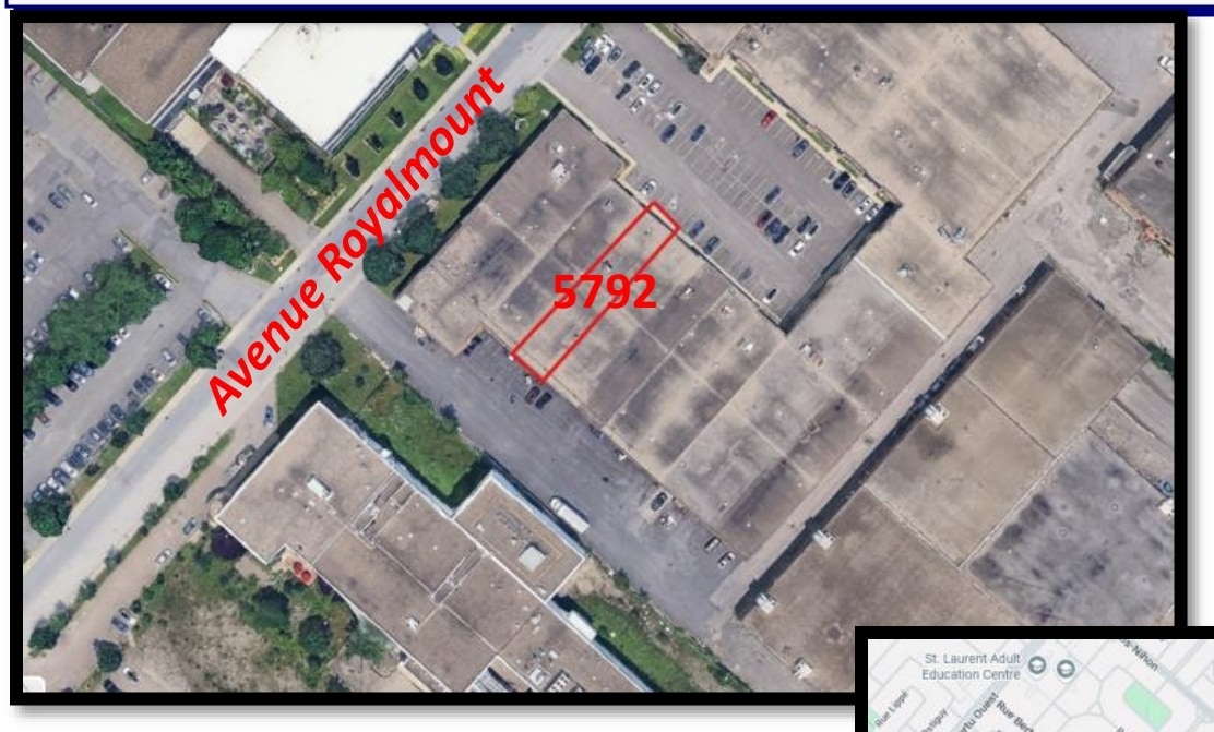 5754-5800 Av Royalmount, Mont-Royal, QC for lease Map- Image 1 of 1