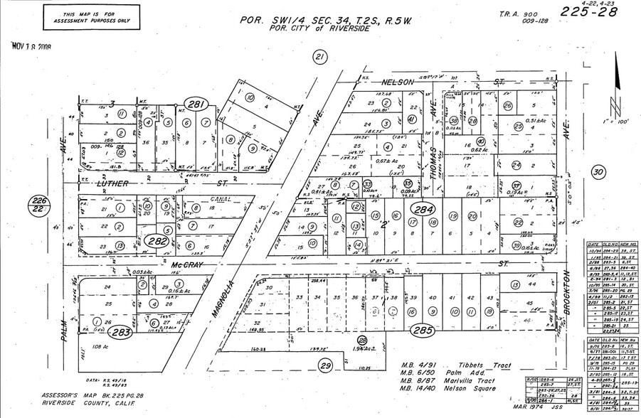 6919 Magnolia Ave, Riverside, CA à vendre - Plan cadastral - Image 2 de 2