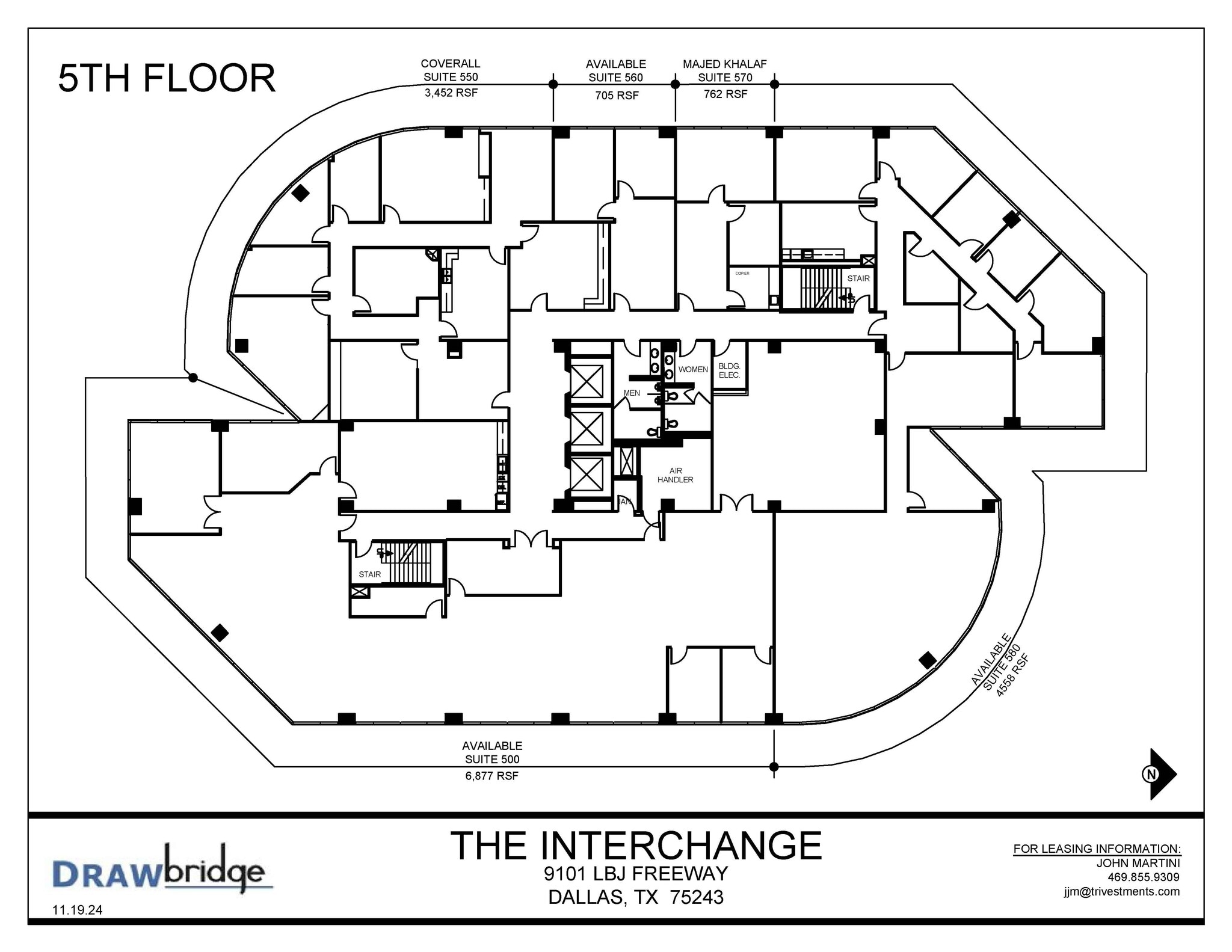 9101 Lyndon B Johnson Fwy, Dallas, TX for lease Floor Plan- Image 1 of 2