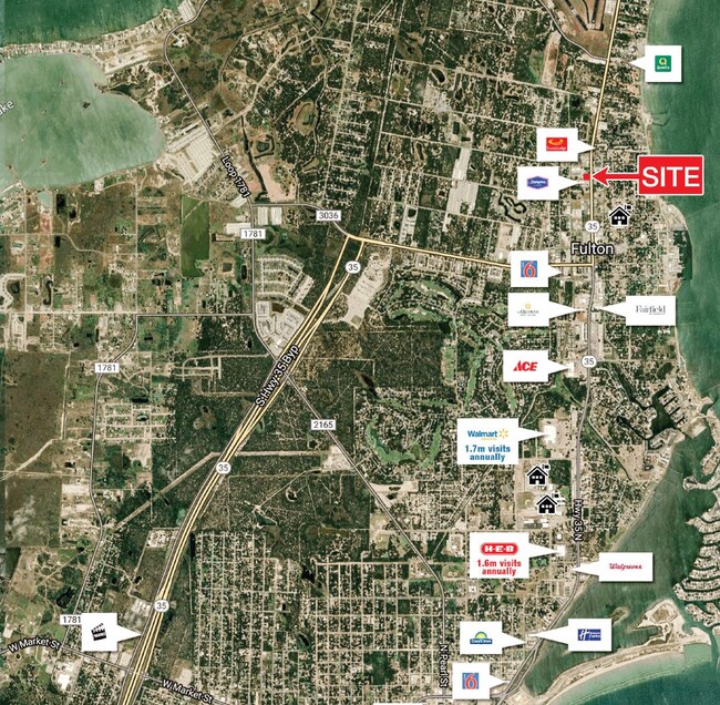 More details for 3725 Texas 35, Fulton, TX - Land for Sale