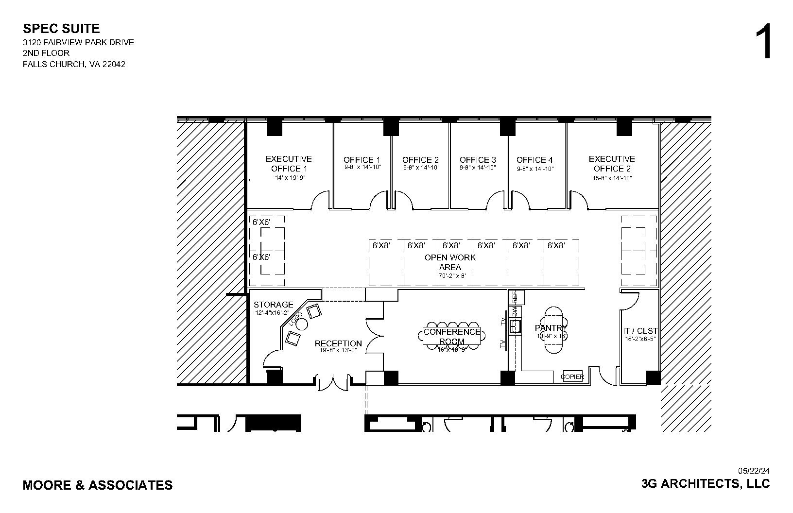 3120 Fairview Park Dr, Falls Church, VA à louer Plan d  tage- Image 1 de 2