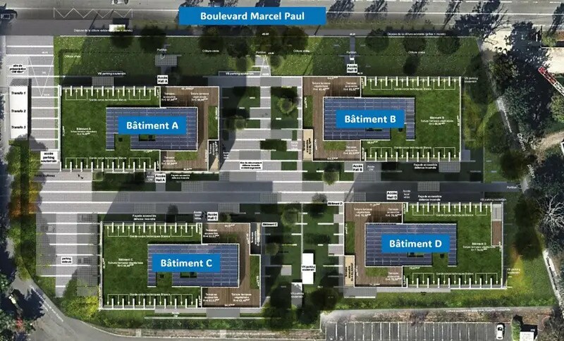 Bureau dans Saint-Herblain à louer - Plan de site - Image 3 de 5