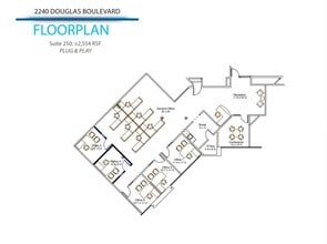 2240 Douglas Blvd, Roseville, CA à louer Plan d’étage- Image 1 de 1