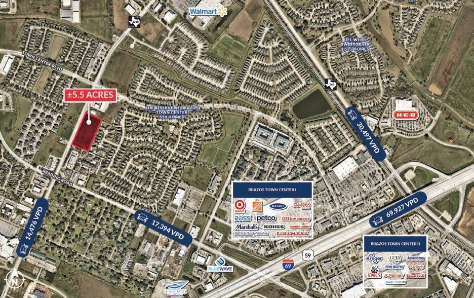 US 59, Rosenberg, TX for sale - Aerial - Image 3 of 4