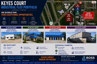 More details for 30, 40, 120, & 130 Keyes Ct. – for Sale, Sanford, FL