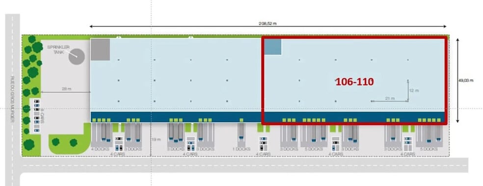 Bureau dans SAINT-OUEN-L'AUMONE à louer - Plan d’étage - Image 3 de 3