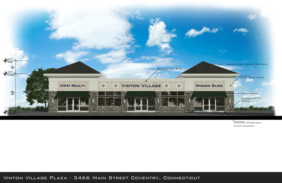 3490 Main St, Coventry, CT à vendre - Photo du bâtiment - Image 3 de 4