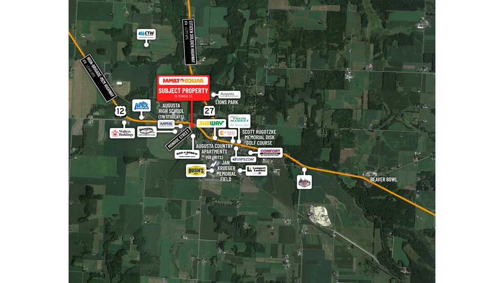 115 Monroe St, Augusta, WI à vendre - Photo du bâtiment - Image 3 de 3