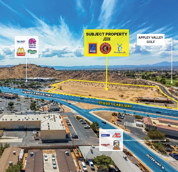 Highway 18 & Rancherias Rd, Apple Valley, CA à louer - Photo du bâtiment - Image 2 de 10