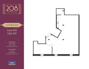 208 N Market St, Dallas, TX à louer Plan d’étage- Image 1 de 1