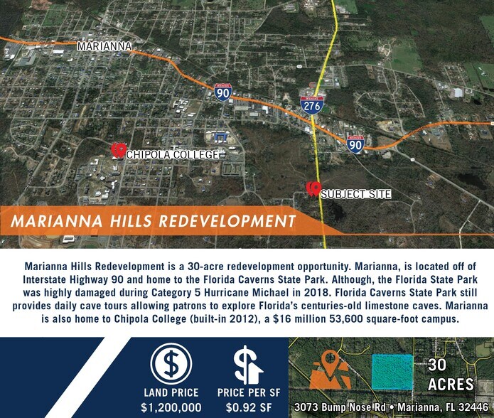 3073 Bump Nose Rd, Marianna, FL à vendre - Photo du bâtiment - Image 1 de 1