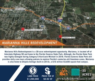 Plus de détails pour 3073 Bump Nose Rd, Marianna, FL - Terrain à vendre