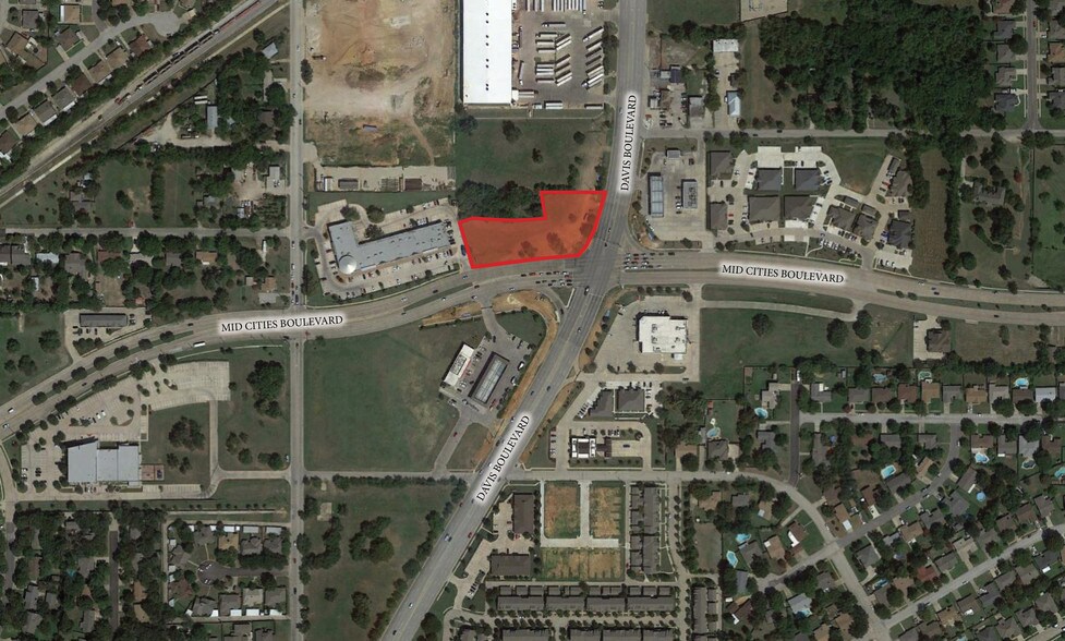 7901 Mid Cities Blvd, North Richland Hills, TX à vendre - Aérien - Image 2 de 3