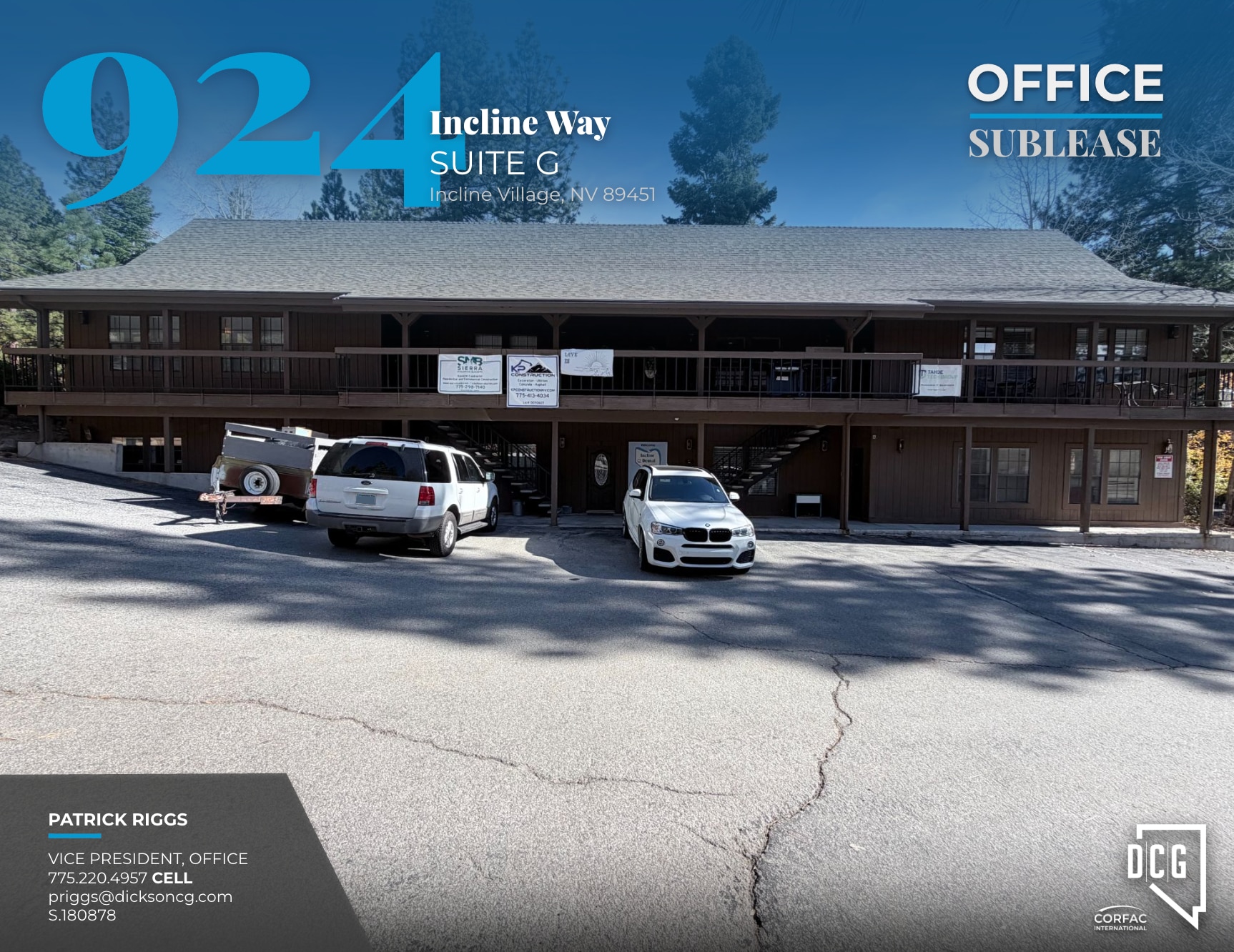 924 incline Way, Incline Village, NV for lease Building Photo- Image 1 of 4