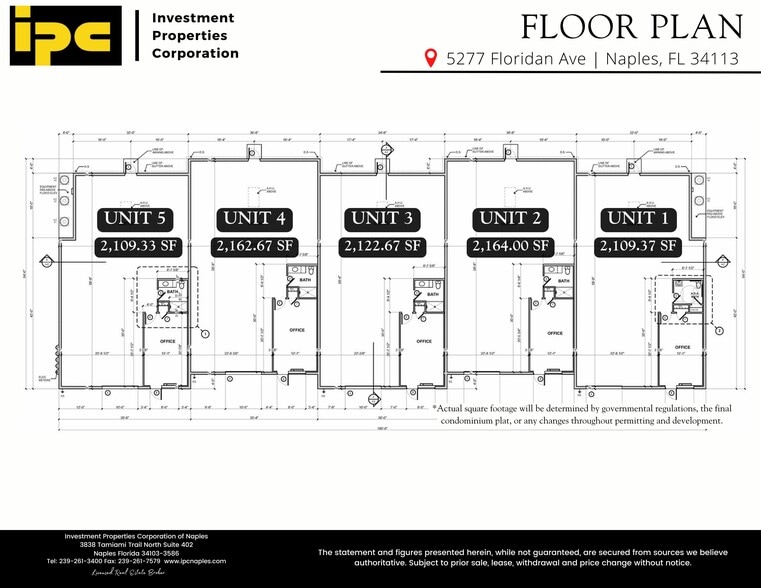 5277 Floridan Ave, Naples, FL for sale - Floor Plan - Image 3 of 5