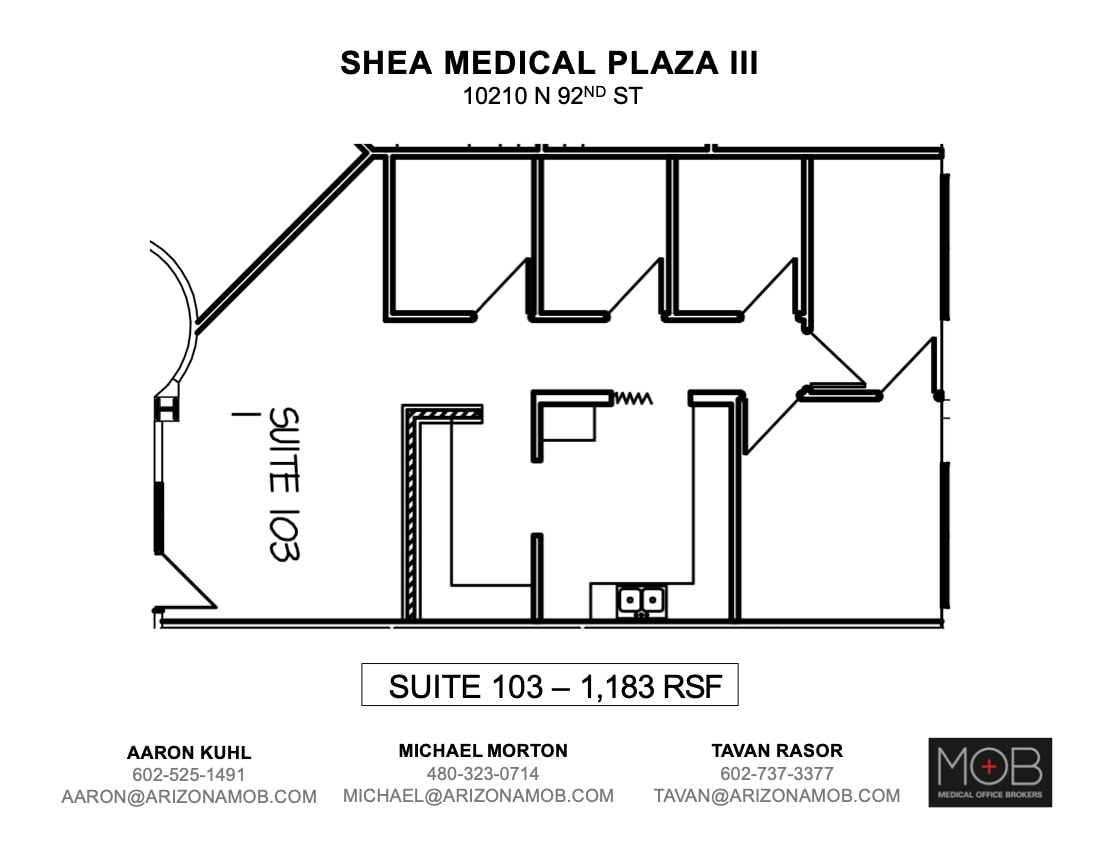 10210 N 92nd St, Scottsdale, AZ for lease Floor Plan- Image 1 of 1