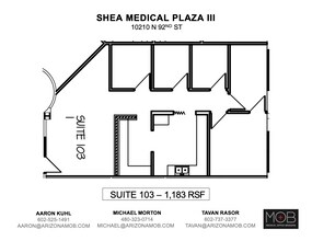 10210 N 92nd St, Scottsdale, AZ for lease Floor Plan- Image 1 of 1