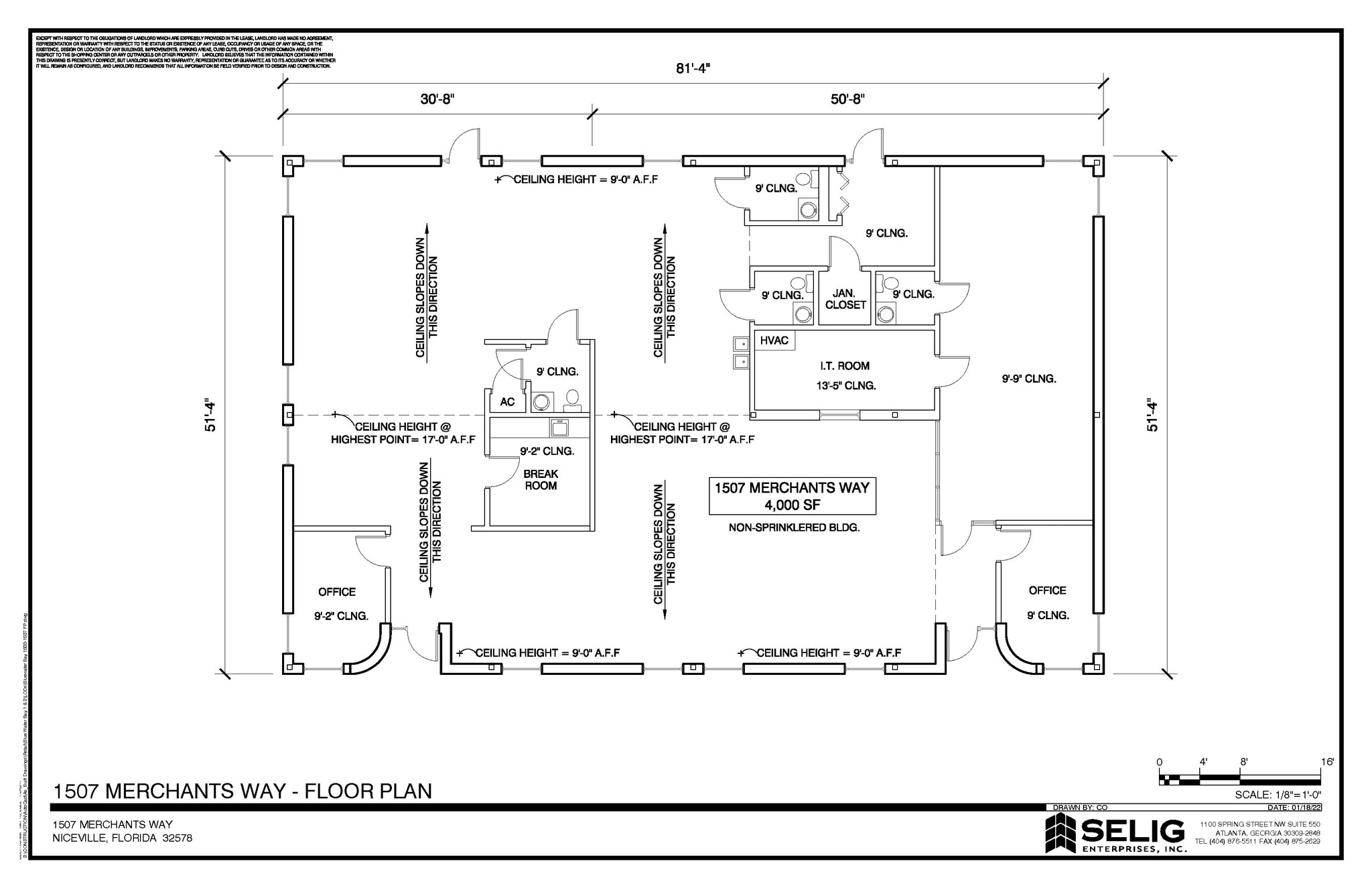 4506-4546 E Highway 20, Niceville, FL à louer Plan d’étage- Image 1 de 1