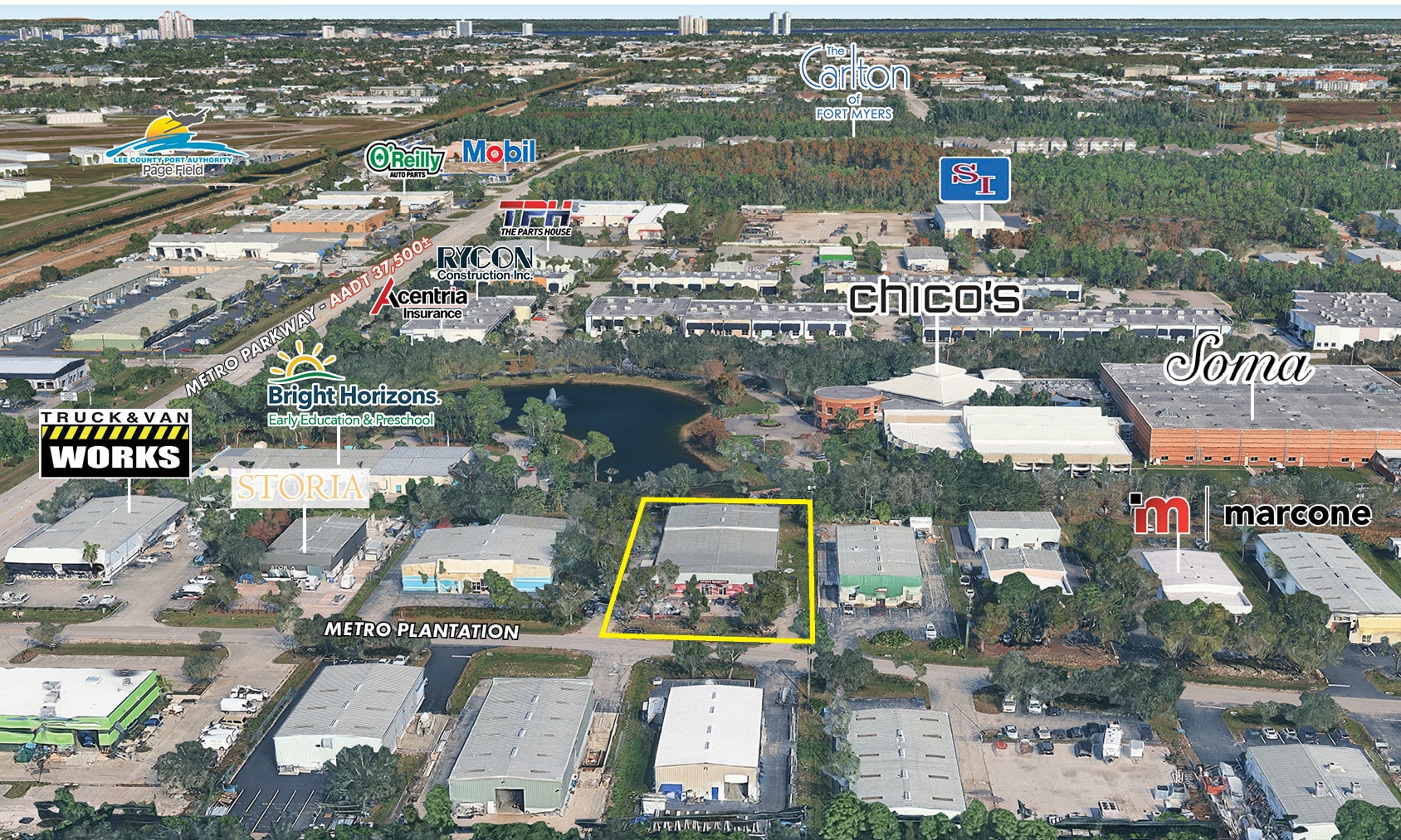 6241 Metro Plantation Rd, Fort Myers, FL for sale Aerial- Image 1 of 9