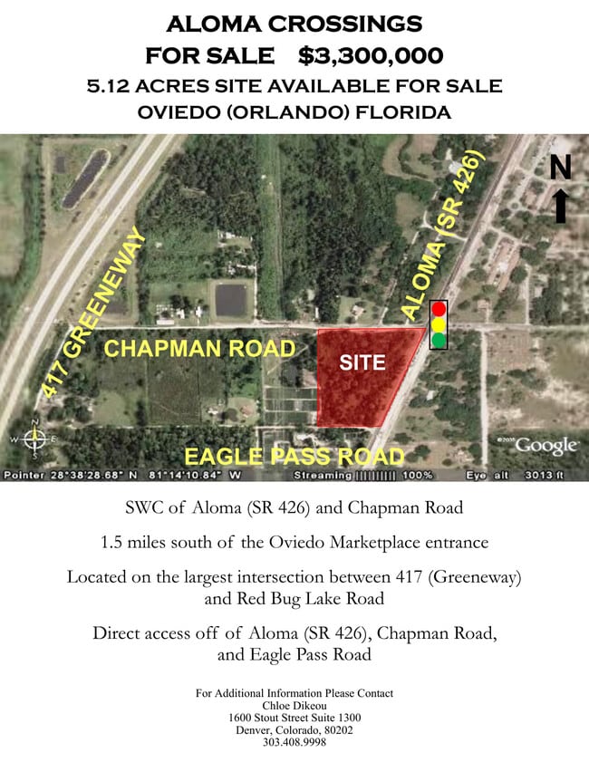 More details for SW Aloma Ave & Chapman Rd, Oviedo, FL - Land for Sale