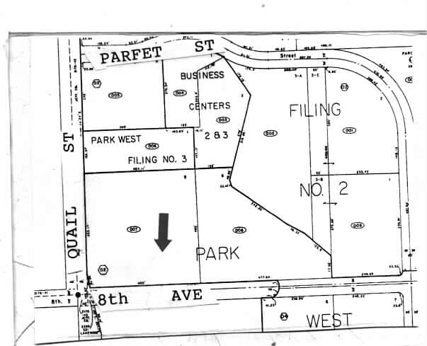 11177 W 8th Ave, Lakewood, CO for lease - Plat Map - Image 2 of 12