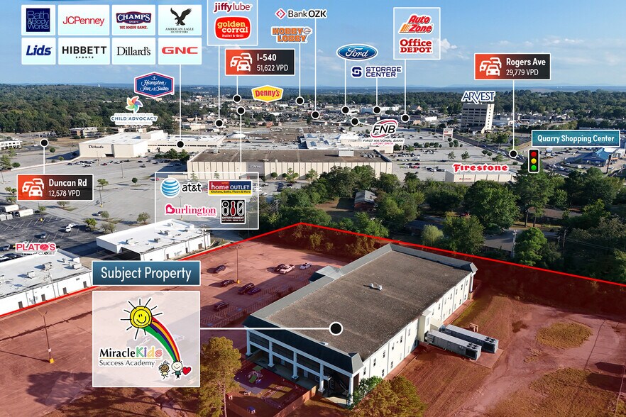 1340 S Waldron Rd, Fort Smith, AR à vendre - Photo du bâtiment - Image 3 de 4