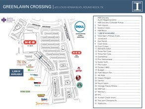 603 Louis Henna, Round Rock, TX for lease Site Plan- Image 1 of 1