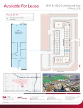 1920 S Archibald Ave, Ontario, CA à louer Plan de site- Image 2 de 2