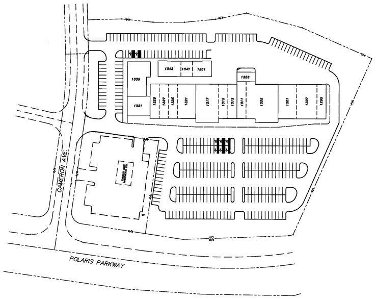 1182-1282 E Powell Dr, Lewis Center, OH à louer - Autre - Image 2 de 4
