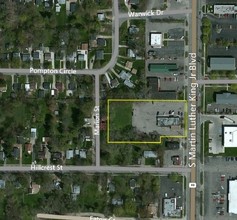 3812 S Martin Luther King Jr Blvd, Lansing, MI - aerial  map view