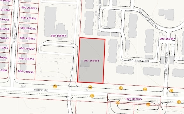 4466 Morse Rd, Columbus, OH à vendre - Plan cadastral - Image 2 de 3