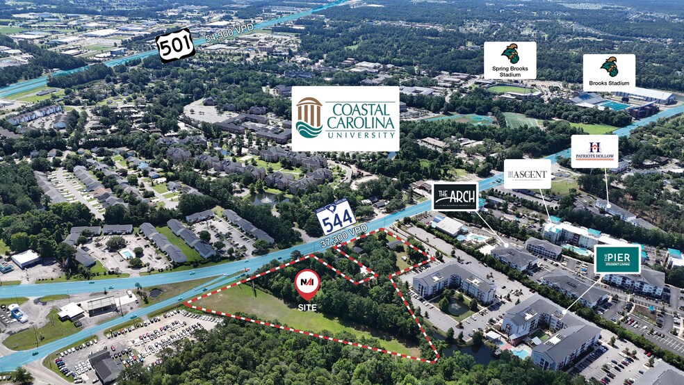 624 Highway 544, Conway, SC à vendre - Aérien - Image 1 de 9