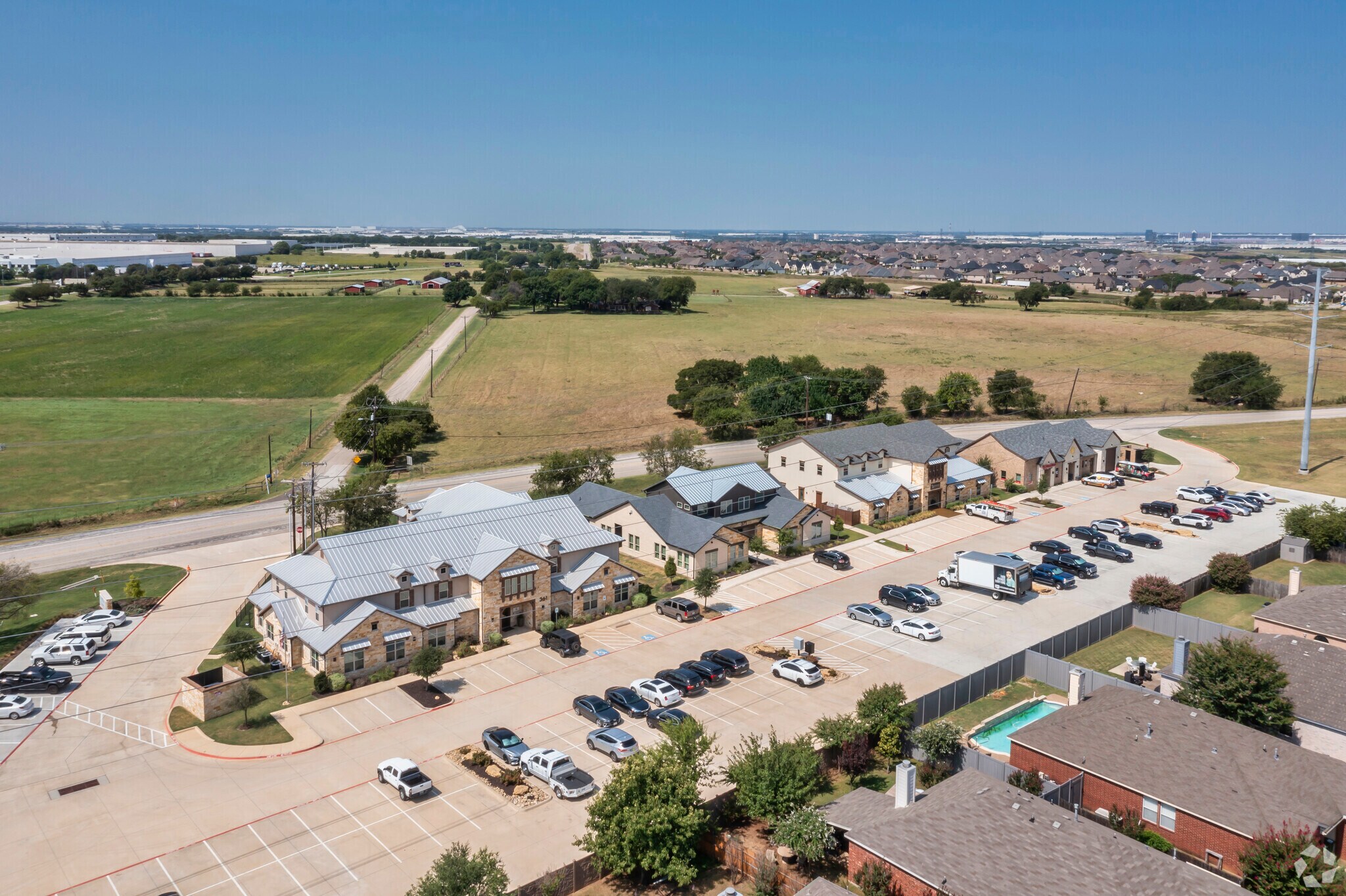 381 W Byron Nelson Blvd, Roanoke, TX for lease Aerial- Image 1 of 5