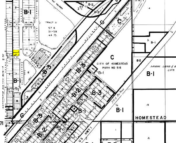 406 Washington Ave, Homestead, FL à vendre - Plan cadastral - Image 3 de 8