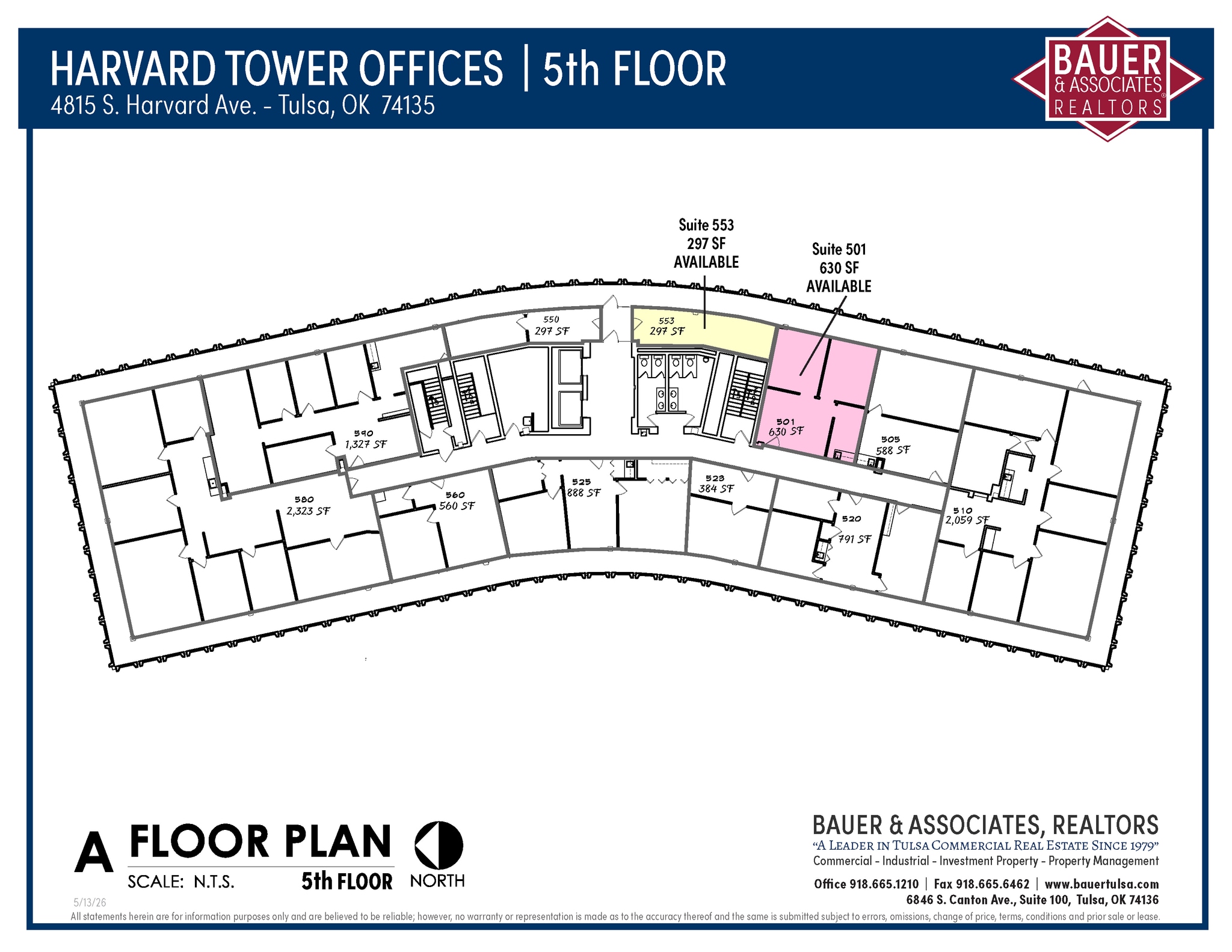 4815 S Harvard Ave, Tulsa, OK à louer Plan d’étage- Image 1 de 1